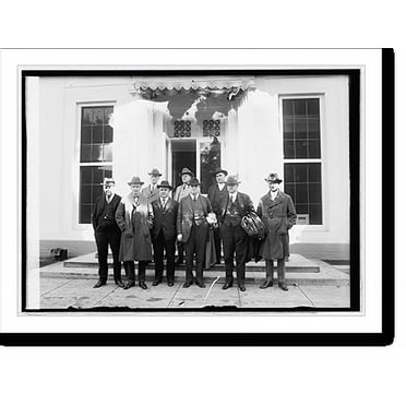 Historic Print, Miner's group at White House, 10/8/21, 16" x 20"
