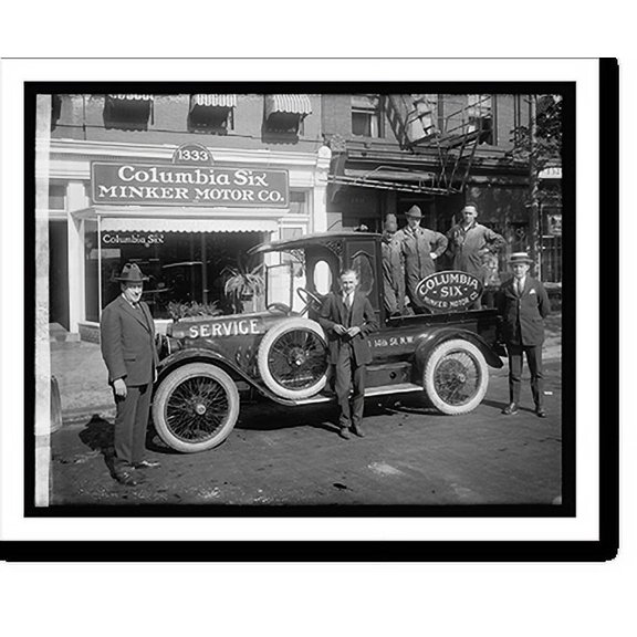 Historic Print, Minker Motor Co., 16" x 20"