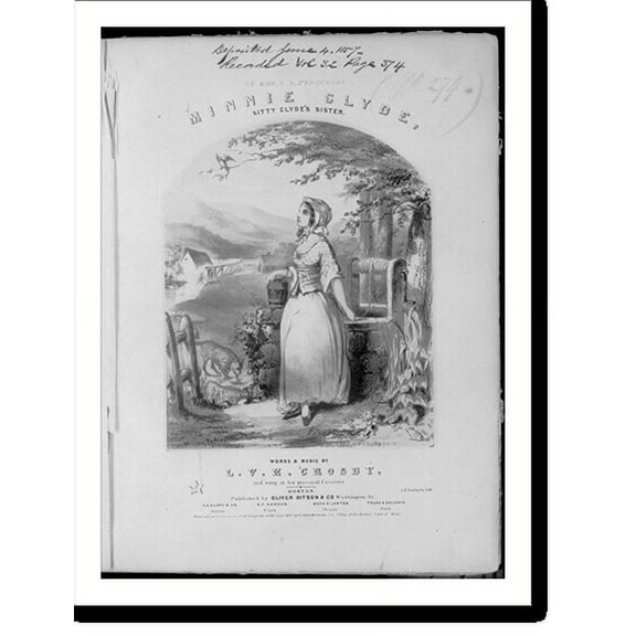 Historic Print, [Minnie Clyde, Kitty Clyde's sister], 16" x 20"
