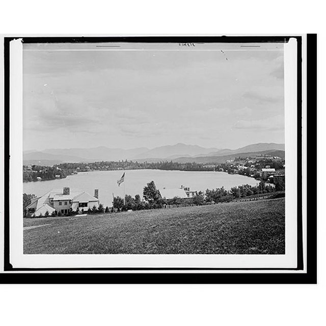Historic Print, Mirror Lake, Adirondack Mountains 3, 16" x 20