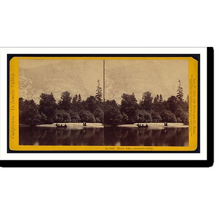 Historic Print, Mirror Lake Yo Semite Valley - 4, 18" x 24"