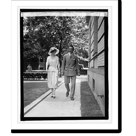 Historic Print, Miss Bromwell & Cap. Bailey, 16" x 20"