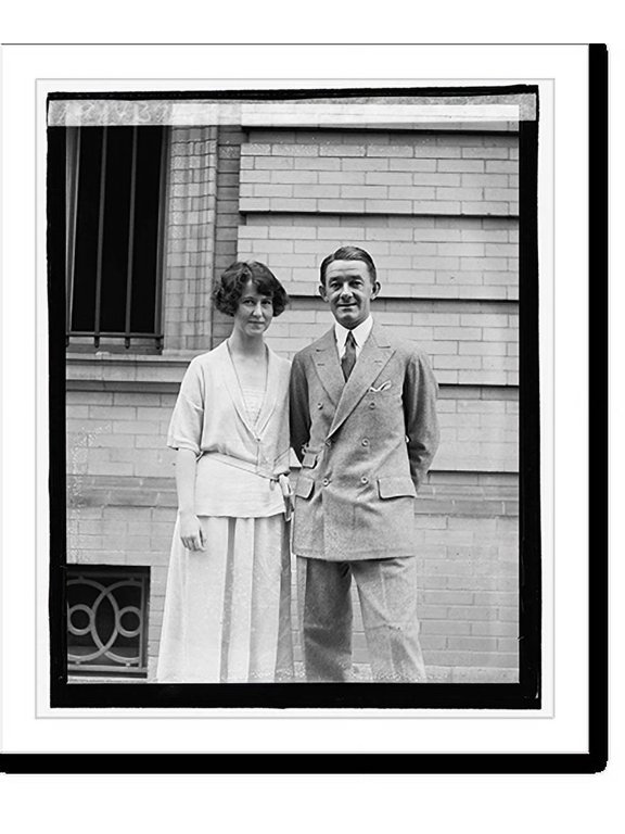 Historic Print, Miss Bromwell & Cap. Bailey - 2, 18" x 24"