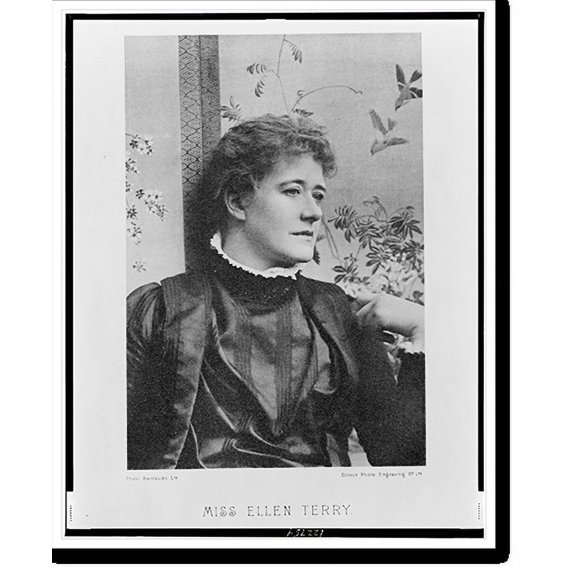 Historic Print, Miss Ellen Terry.photo Barrauds, Ltd. ; Direct Photo Engraving Co., Ltd., 16" x 20"