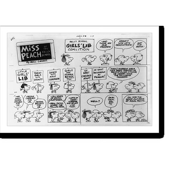 Historic Print, Miss Peach of the Kelly School. And those are our demands!"", 16" x 20"