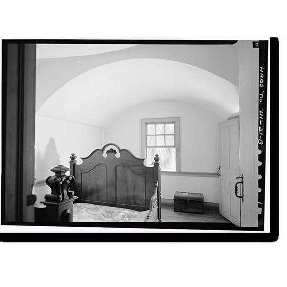 Historic Print, Mission Frame House, King & Kawaiahao Streets, Honolulu, Honolulu County, HI - 13, 16" x 20"