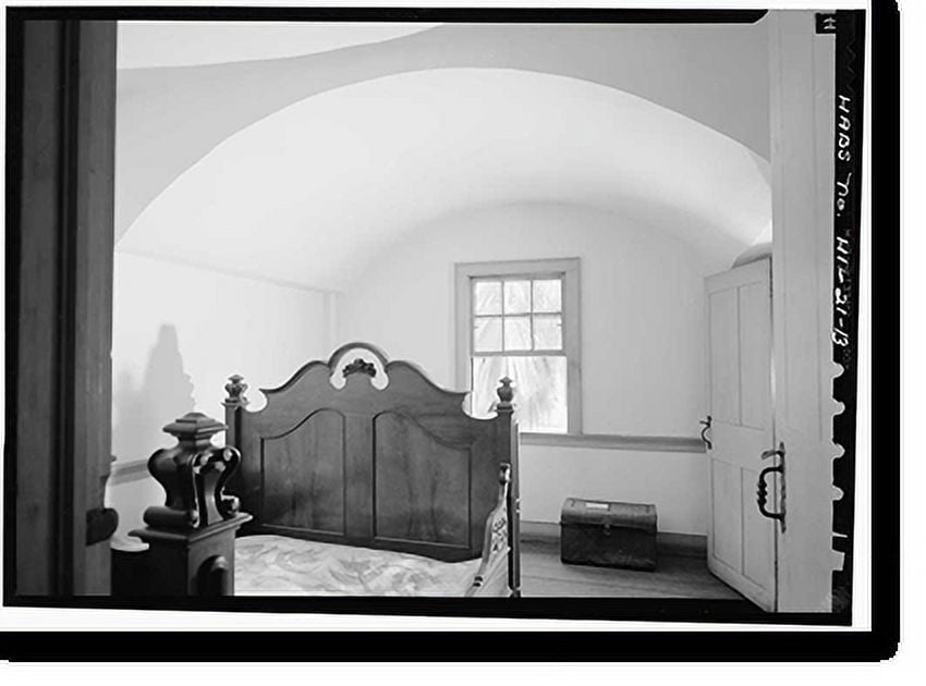 Historic Print, Mission Frame House, King & Kawaiahao Streets, Honolulu