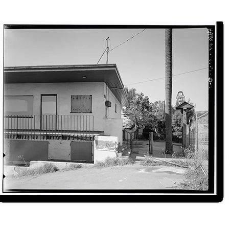 Historic Print, Mission Motel, Six & Ten-Unit Buildings, 9235 MacArthur Boulevard, Oakland, Alameda County, CA - 2, 16" x 20"