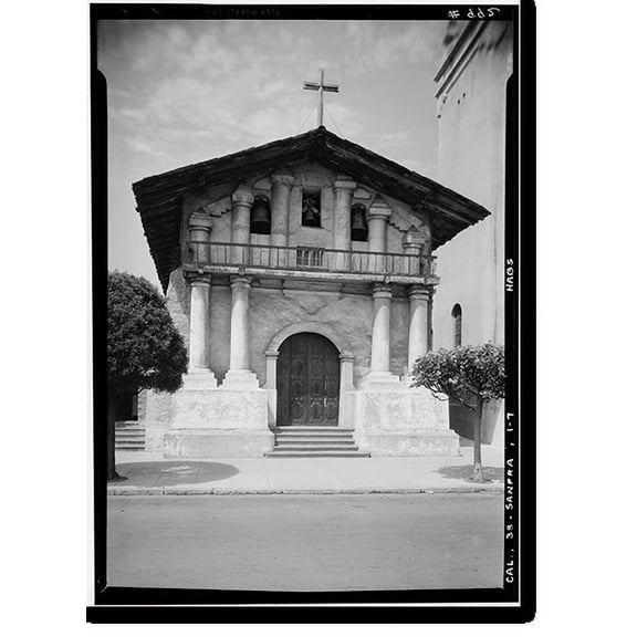 Historic Print, Mission San Francisco de Asis, Mission & Sixteenth Streets, San Francisco, San Francisco County, CA - 16, 16" x 20"