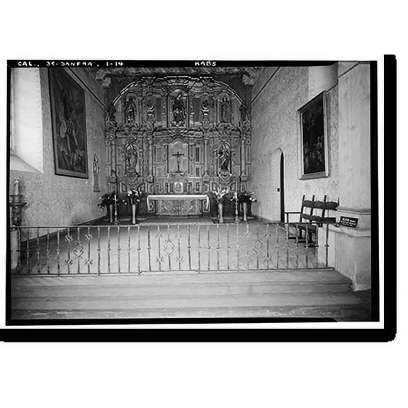 Historic Print, Mission San Francisco de Asis, Mission & Sixteenth Streets, San Francisco, San Francisco County, CA - 23, 16" x 20"