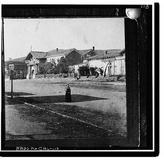 Historic Print, Mission San Francisco de Asis, Mission & Sixteenth Streets, San Francisco, San Francisco County, CA - 8, 18" x 24"