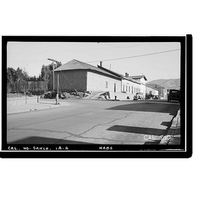 Historic Print, Mission San Luis Obispo de Tolosa, Monastery, 782