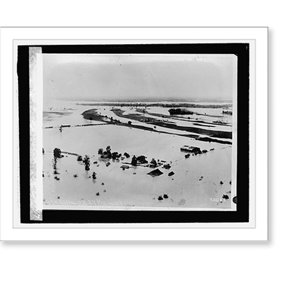 Historic Print, Mississippi flood, 4/29/27 - 3, 18" x 24"