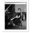 thumbnail image 1 of Historic Print, Mlle. Violette Chantal, French pianist, 18" x 24", 1 of 3