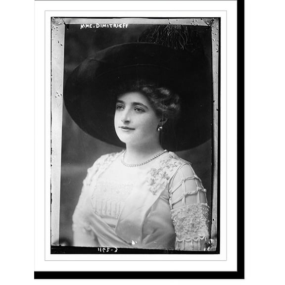 Historic Print, Mme. Dimitrieff, 16" x 20"