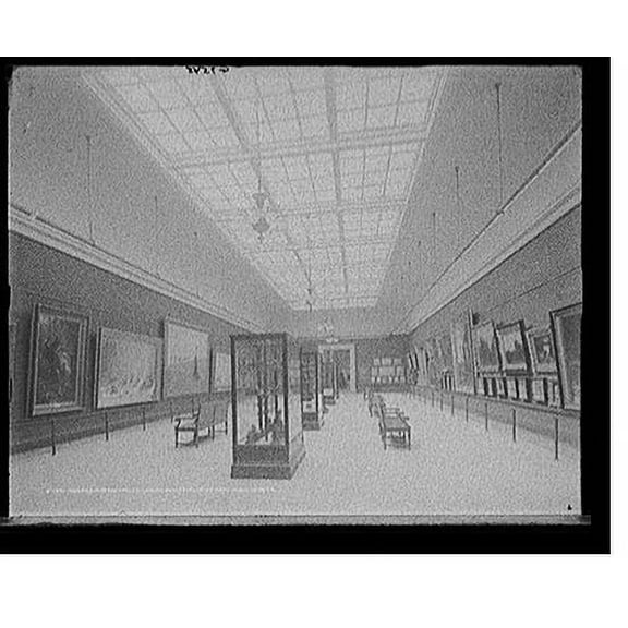 Historic Print, Modern European gallery, Brooklyn Institute of Arts and Sciences [Brooklyn Museum], 16" x 20"