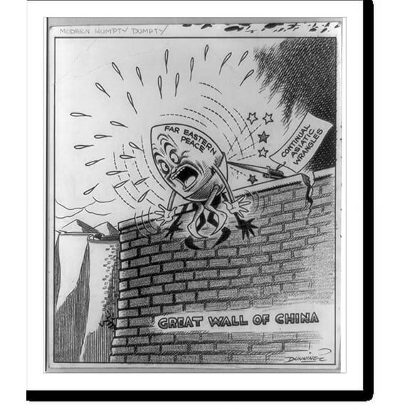 Historic Print, Modern Humpty Dumpty.Dunning., 18" x 24"