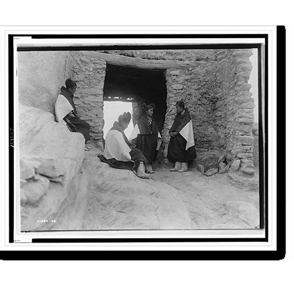Historic Print, Modest maidens, 16" x 20"