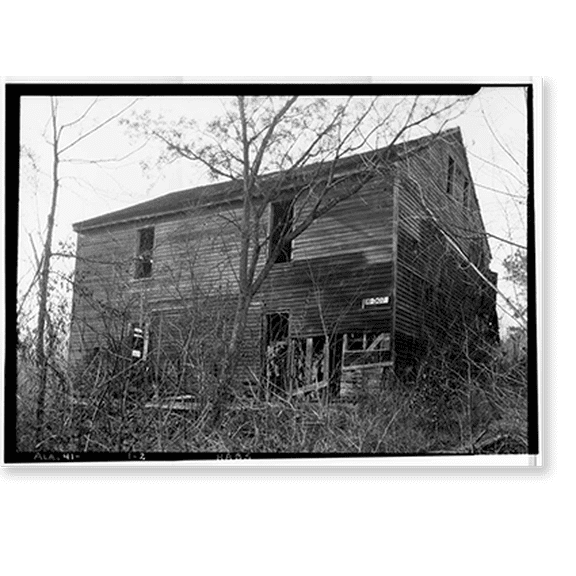Historic Print, Moffitt's Mill, Opelika vicinity, Lee County, AL - 2, 16" x 20"