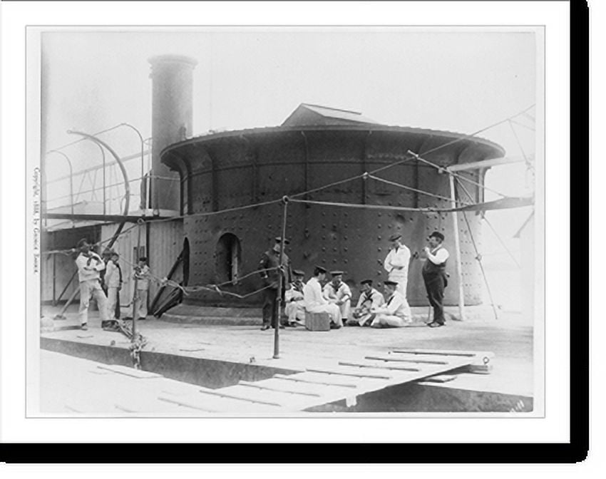 Historic Print, Monitor Matank, League Island Navy Yard, 16" x 20