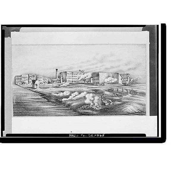 Historic Print, Montgomery Street, Historic View, San Francisco, San Francisco County, CA, 16" x 20"
