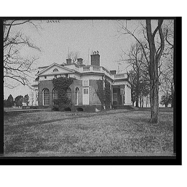 Historic Print, [Monticello from the southeast, Charlottesville