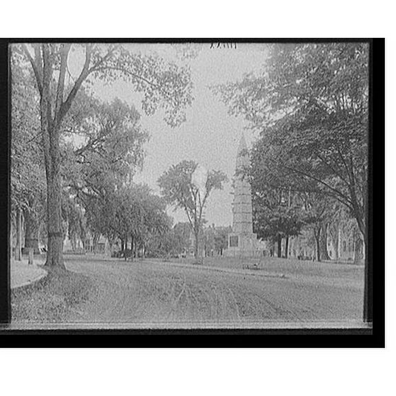 Historic Print, [Monument Square, Concord, Mass.], 18" x 24"
