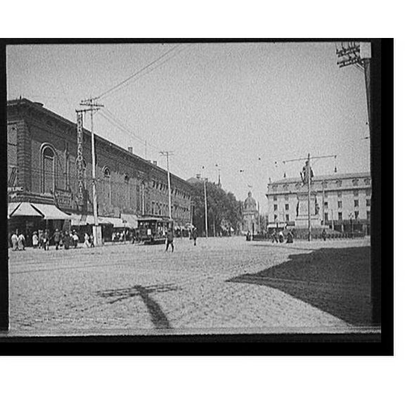 Historic Print, Monument Square, Portland, Me., 18" x 24"