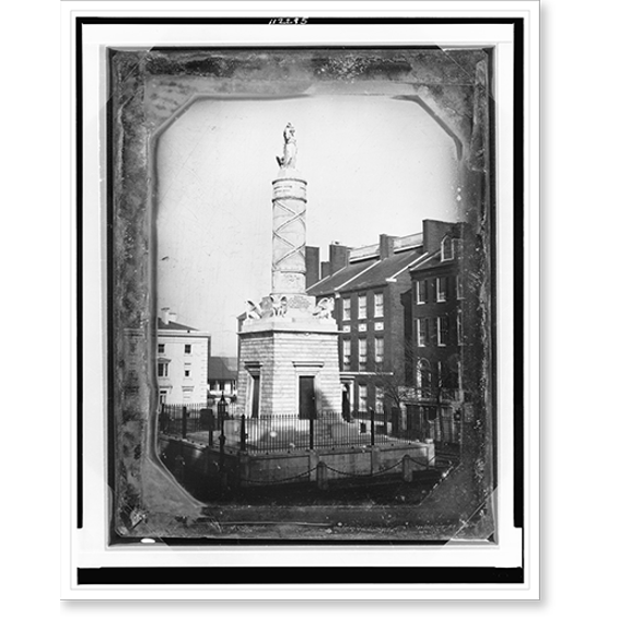 Historic Print, [Monument commemorating the Battle of North Point, Calvert Street and Fayette Street, Baltimore, Maryland] - 2, 18" x 24"