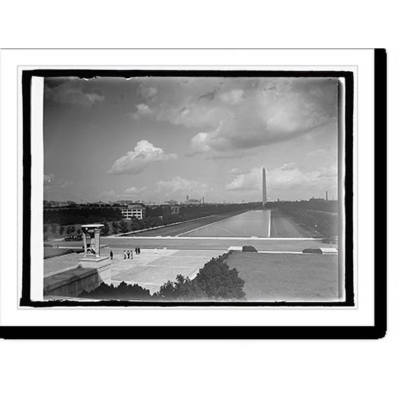 Historic Print, Monument from Lincoln Mem., [Washington, D.C.], 8/20/25 - 4, 16" x 20"