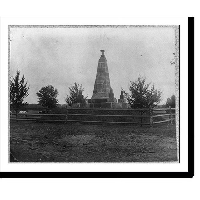 Historic Print, Monument on battlefield of Bull Run. [Manassas, Va