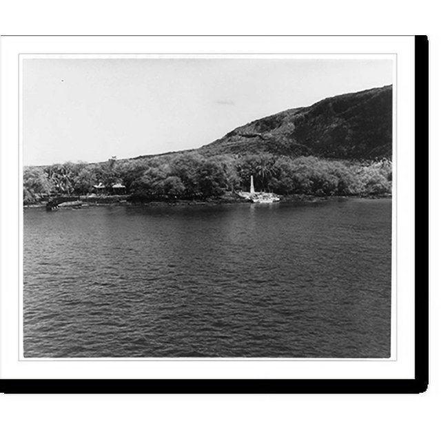 Historic Print, Monument to Captain Cook, great English explorer