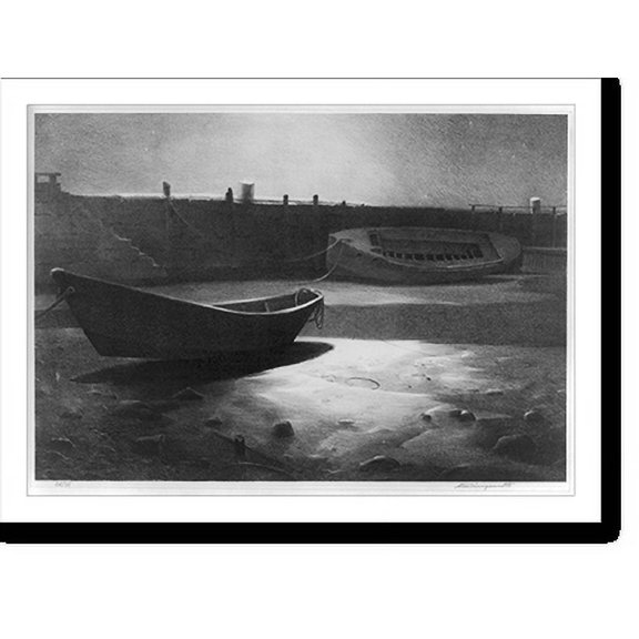 Historic Print, Moonlight.Stow Wengenroth., 18" x 24"