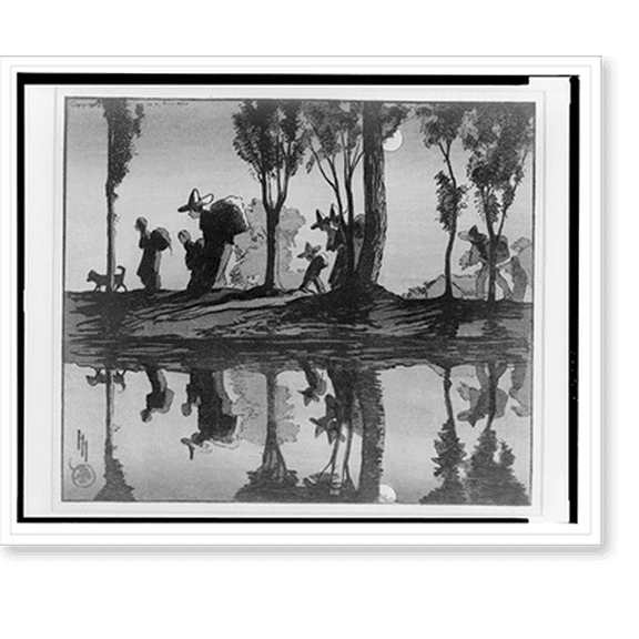 Historic Print, [Moonlight on the Viga Canal].HH [monogram]., 16" x 20"