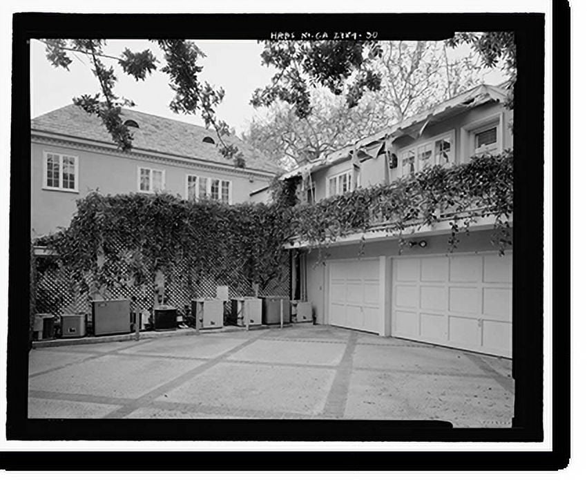 Historic Print, Morris Landau House, 638 North Faring Road, Los Angeles