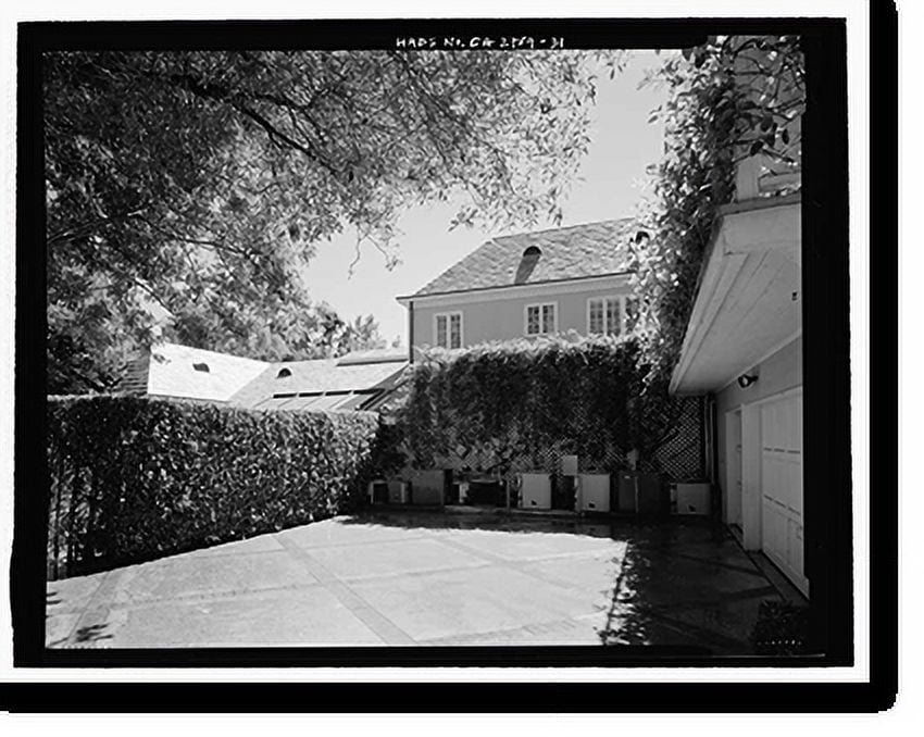 Historic Print, Morris Landau House, 638 North Faring Road, Los Angeles