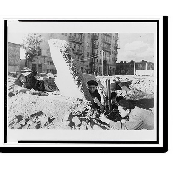 Historic Print, Moscow, practicum in tactics.Georgii Zel'ma., 16" x 20"