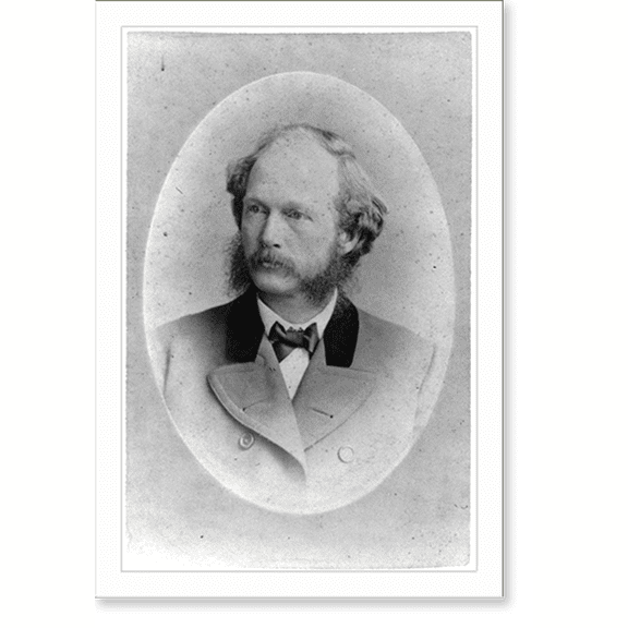 Historic Print, [Moses Coit Tyler, head-and-shoulders portrait, facing left].Notman & Fraser, Toronto, Ont., 18" x 24"