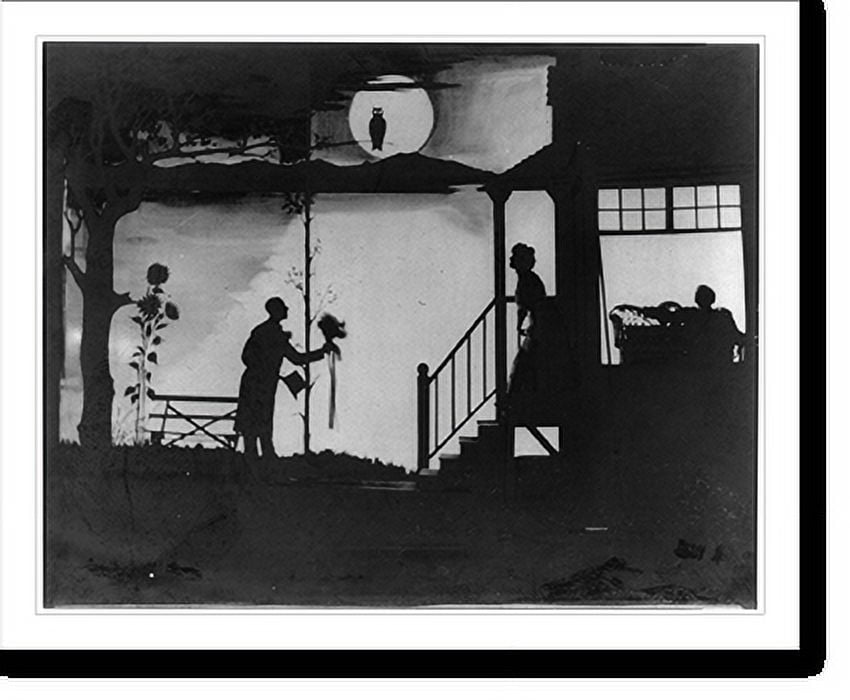 Historic Print, [Motion picture still by Edison Co.] A Comedy in black