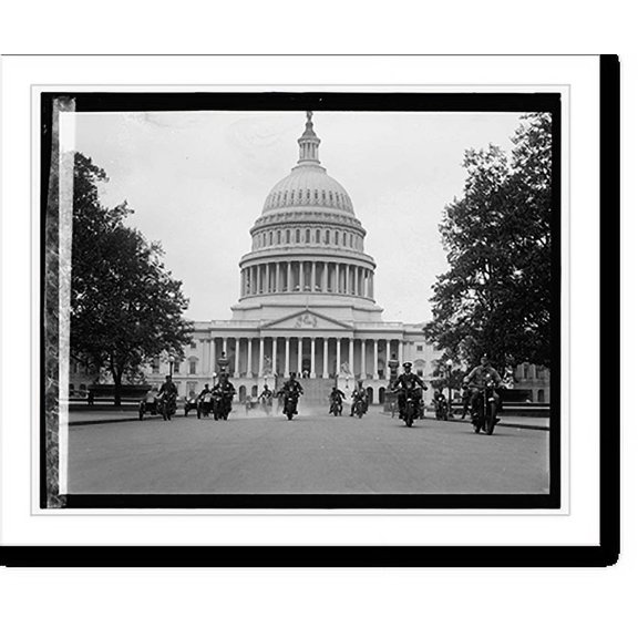 Historic Print, Motorcycle cops, 18" x 24"