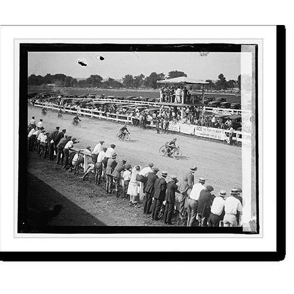 Historic Print, Motorcycle races - 2, 18" x 24"