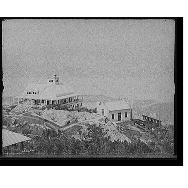 Historic Print, [Mount Beacon Casino and power house, Fishkillonthe