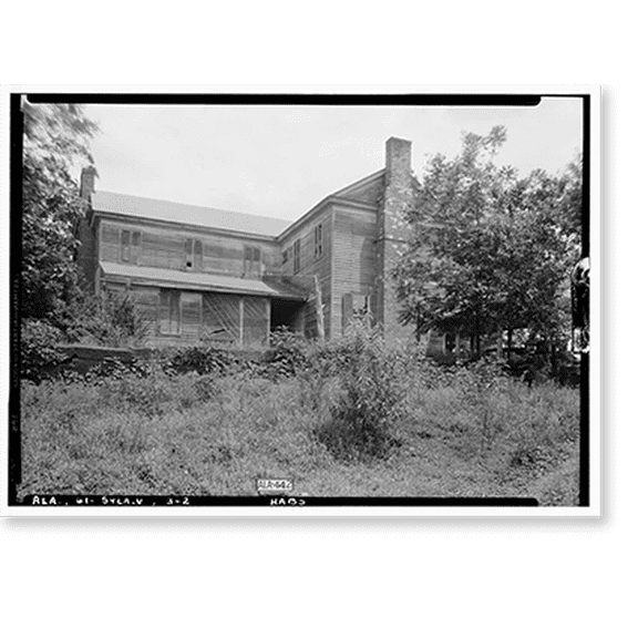 Historic Print, Mount Ida, County Road 11, Sylacauga, Talladega County, AL - 2, 16" x 20"