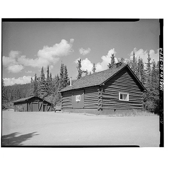 Historic Print, Mount McKinley Headquarters, Warehouse, McKinley Station, AK - 2, 16" x 20"