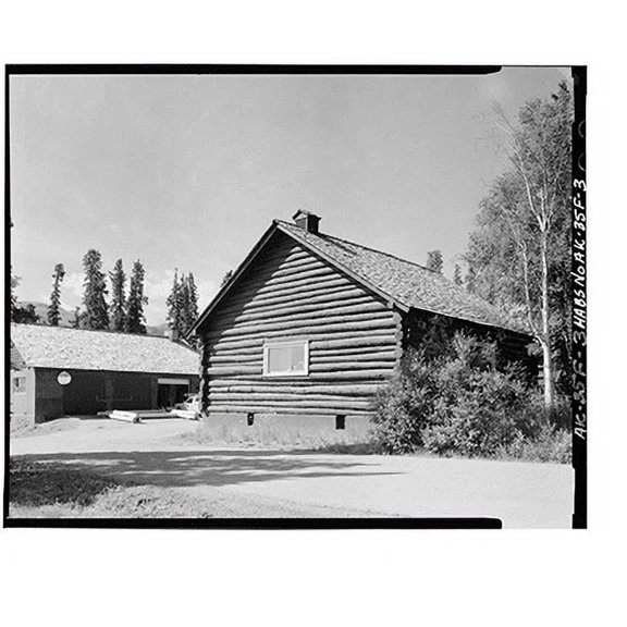 Historic Print, Mount McKinley Headquarters, Warehouse, McKinley Station, AK - 3, 16" x 20"