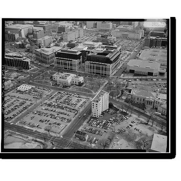 Historic Print, Mount Vernon Square, Washington, District of Columbia, DC, 16" x 20"