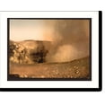 Historic Print, Mount Vesuvius the crater Naples Italy, 16" x 20