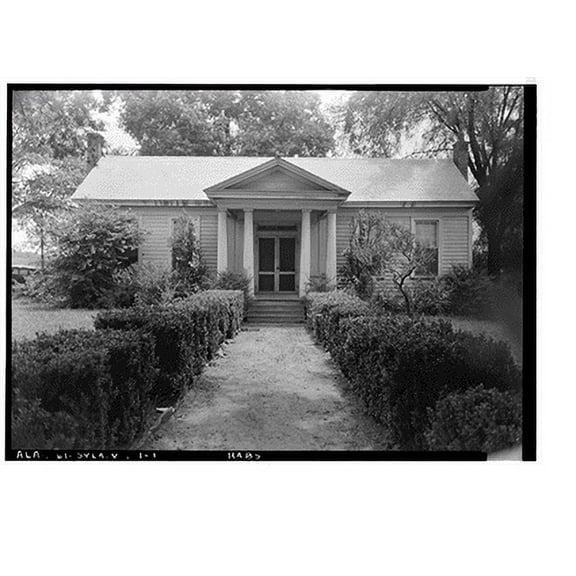 Historic Print, Mountain Spring, State Road 21, Sylacauga vicinity, Talladega County, AL, 18" x 24"