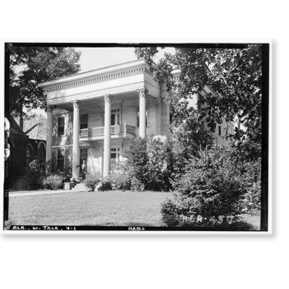 Historic Print, Mountain Spring, State Road 21, Sylacauga vicinity, Talladega County, AL - 4, 16" x 20"