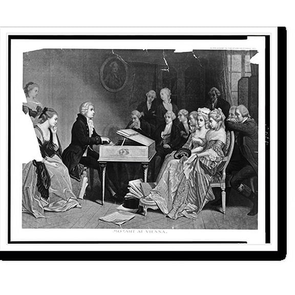 Historic Print, [Moz]art at Vienna, 16" x 20"